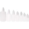 50 Pcs/Set Lab Dropping Bottles,Squeezable Plastic Liquid Dropper Bottles,Empty Eye