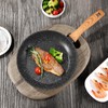 DIVORY Bratpfanne 16cm kein Induktion – Antihaft Beschichtete kleine Universalpfanne