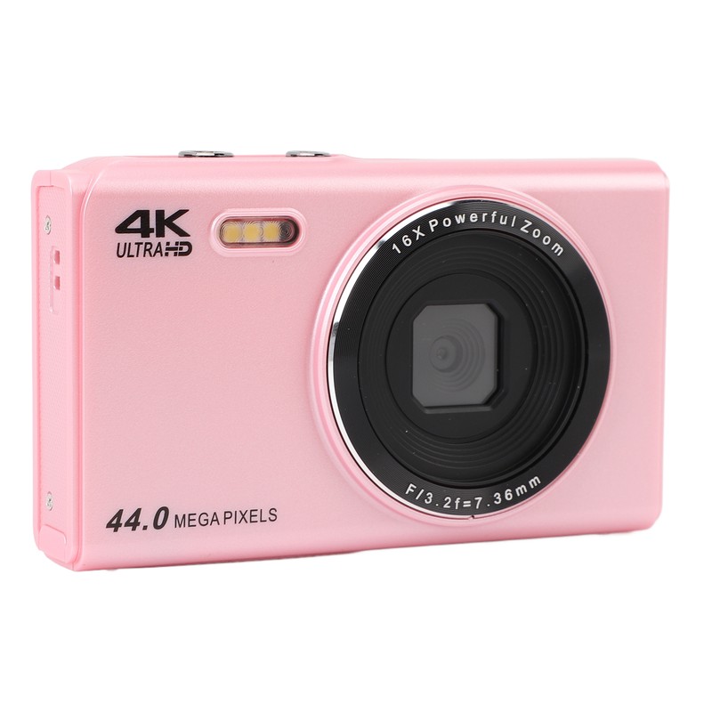 4K Digital Camera for Teens Kids 44MP 16X Digital Zoom
