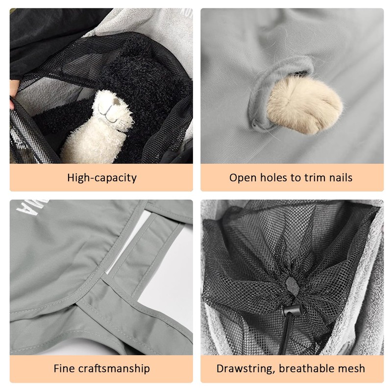La La Pet Cat Apron Carrier Hand-Free Pet Carrier Sling