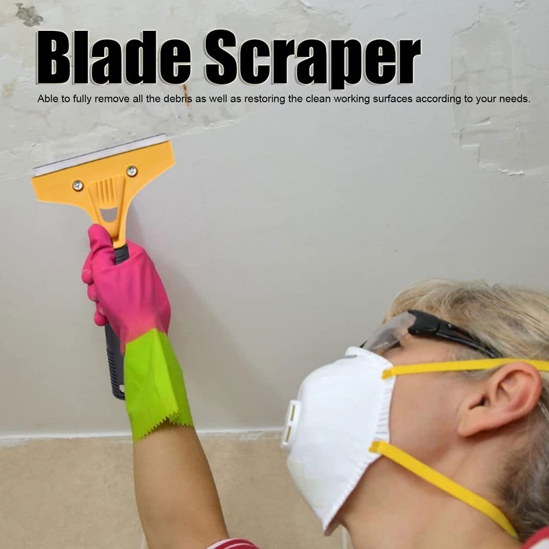 Tyenaza Razor Blade Scraper, Scraper Tool with 10 Additional Blades,