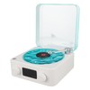 Annadue Turntable Style Speaker, Small 3-in-1 Multifunctional Stereo Speaker with