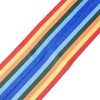 BEEFLYING Adjustable Shoulder Strap Rainbow Vertical Stripe Pattern Replacement Belt