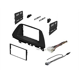 ASC Audio Kit de instalación de salpicadero estéreo para coche, arnés de cable y adaptador de antena para instalar una radio de doble DIN para Honda Odyssey 2005 2006 2007 2008 2009 2010