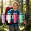 US 40oz Outdoor Tumbler Sublimation Printable Waterproof Lid Insulated Stainless