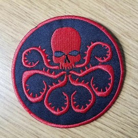 Agents of Shield/Captain America Hydra Red/Black Logo Uniform Patch 3 inch wide
