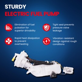 MOCA Fuel Pump Module Assembly E8566M Fit for 2003-2005 for Honda Civic 1.3L & 2001-2003 for Civic 1.7L & 2004 for 1.7L - Sedan 4-Door Only & 2002-2005 for 2.0L