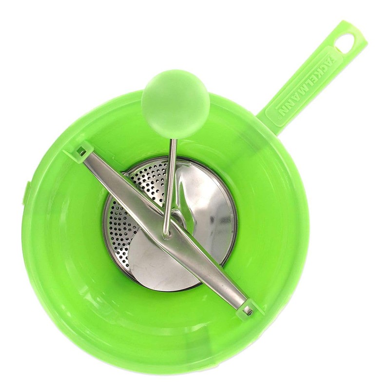 Fackelmann 2764150 Salt Mill Vegetables, Stainless Steel, Green, 32.3 x