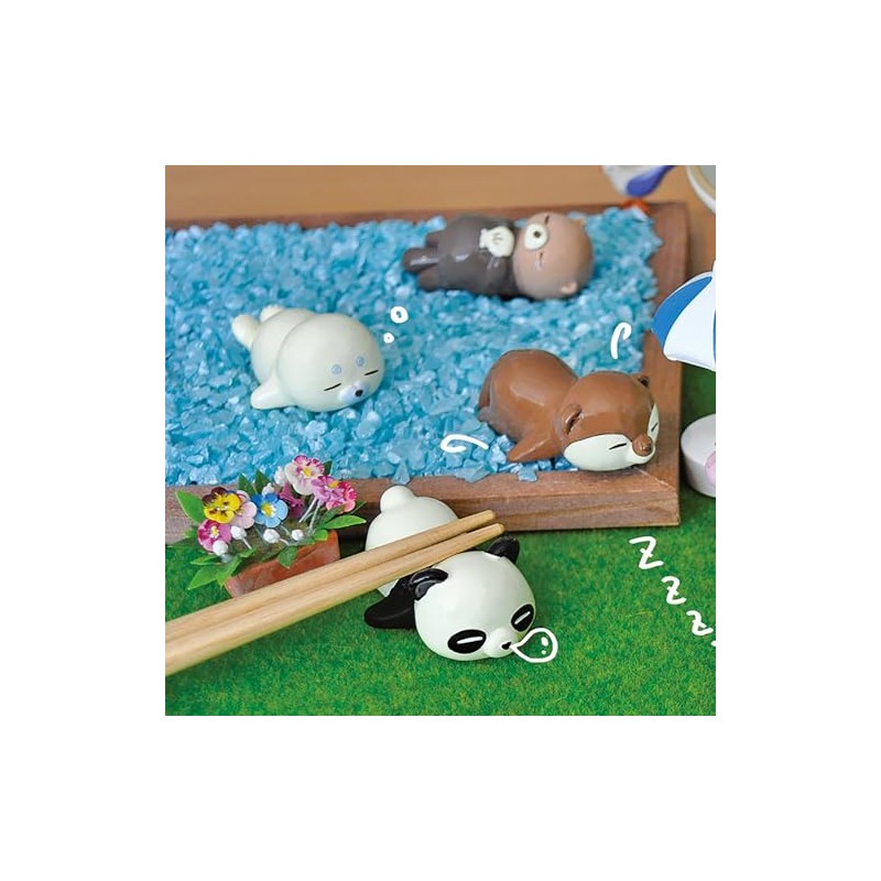 Sunlife O-00837 Nemu Nemu Animal Cute Chopsticks Rest 2.2 x