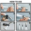 Caulk Nozzle Applicator - 14Pcs Perfect Caulking Finisher Kit, Premium