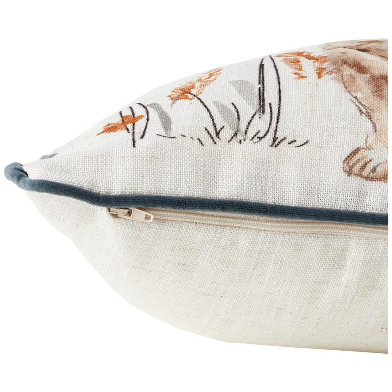 Evans Lichfield Oakwood Hare Cushion Cover, Multi, 43 x 43cm