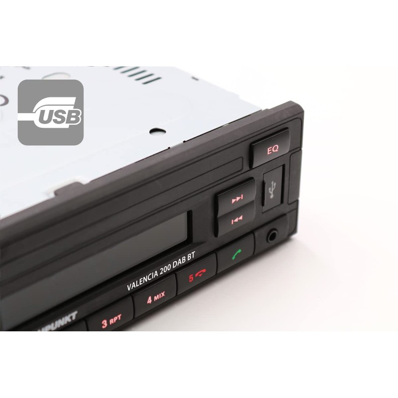 Blaupunkt Valencia 200 DAB BT | DAB+, Bluetooth, RDS Tuner,