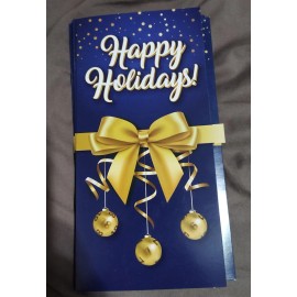 Unbranded Florida Lottery - Ticket Holder - Happy Holidays & New Years w/Matching Pencil