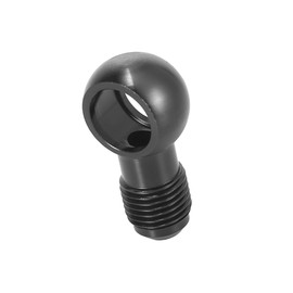 REPAIROCK 1pc Dia.14mm Fuel Banjo Fitting to 6AN Male Flare Adapter Fuel Line Adapter Connector for Car Black 9/16-18 Thread Auto Replacement Parts