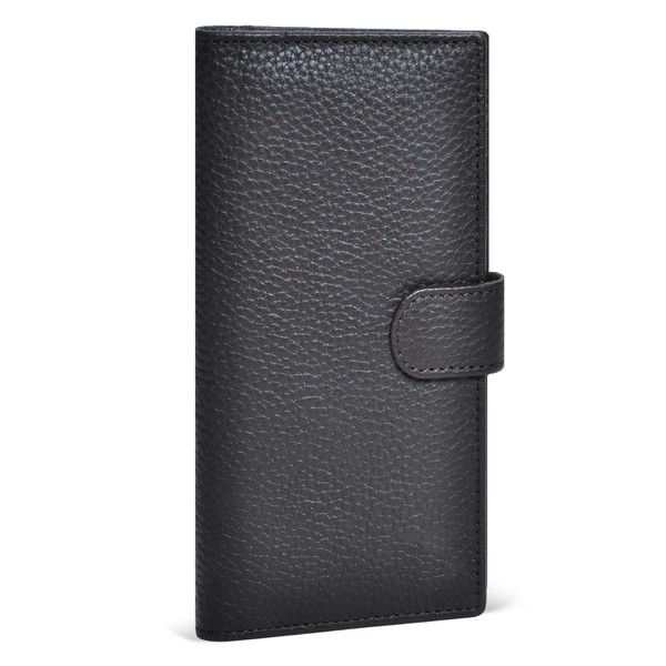 Leather Checkbook Cover for Men & Women - Duplicate Checks