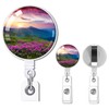 2 Pack Retractable Badge Holders Cute Badge Reel Badge Clip
