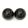 Top Chi Black Obsidian Baoding Balls with Carry Pouch for