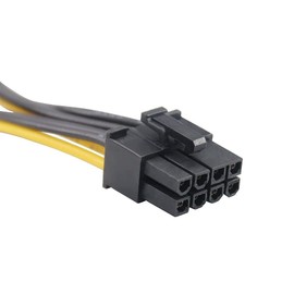 8-Pin PCIe to Molex (2X 4-Pin) Power Cables, 8 Pin PCIe to Dual 4 Pin Molex LP4 Power Cable Adapter Video Graphics Card Power Cords (2Pack/18CM)