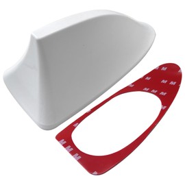 WELURE Shark Fin Roof Car Antenna White Radio FM/AM Antena Cover for 2015-2019 Hyundai Sonata-Elantra