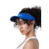 Sportkind Tennis, Running, Golf Sun Visor, cobalt blue