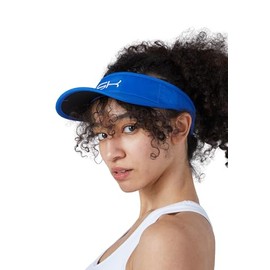 Sportkind Tennis, Running, Golf Sun Visor, cobalt blue