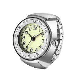 OIDEA Ladies Extendable Watch Women Watch Elastic Fashion Jewelry Small Dial Fashion Simple Analog Quartz Arabic Numerals Birthday Gift, silver, Bracelet