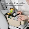 Car Armrest Center Console Pad, Ergonomic 7cm Height Boost, Side