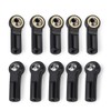 Que-T 10pcs M3 Link Tie Rod End Metal Ball Joint