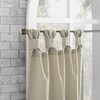 Archaeo Washed Cotton Small Window Twist Tab Cafe Curtains, 52"