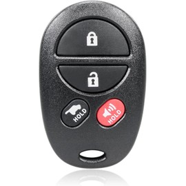 Boxonly 2 Packs Replacement Keyless Entry Remote Car Key Fob GQ43VT20T 315MHZ 4 Buttons for 2008-2017 Toyota Sequoia,2005-2008 Toyota Solara Avalon,2008-2013 Toyota Highlander