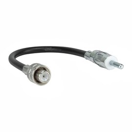 Antenna Adapter Screw Connectors (F) m10x0,75 mm to DIN 150 Ohms Connector