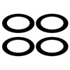 Awclub Black Goof Trim Ring for 6 Inch Recessed Cans