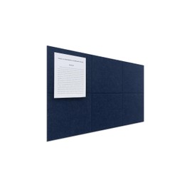 Large Felt Bulletin Board(36" x 24"),Cork Board Alternative,6 Pack Felt Wall Tiles with Safe Removable Adhesive Tabs,Notice Pin Board/Message Board/Vision Board for Office, School & Home