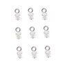 Super Idee Pack of 100 Hangers for Polystyrene Balls, Christmas