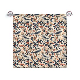 Turamurra Hand Towels Set of 2 Birds Themed Towels for Bathroom Decorative, Bath Towels, Soft Absorbent Towels for Farmhouse Home Decor Gifts for Women 14 x 28 in