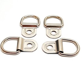 Set of 4 pcs Saddle Repair 3/4" Clip & Dee 5/8" D Ring