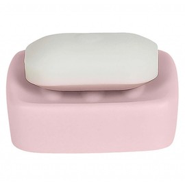 Spirella Retro Pastel Pink Ceramic Soap Dish