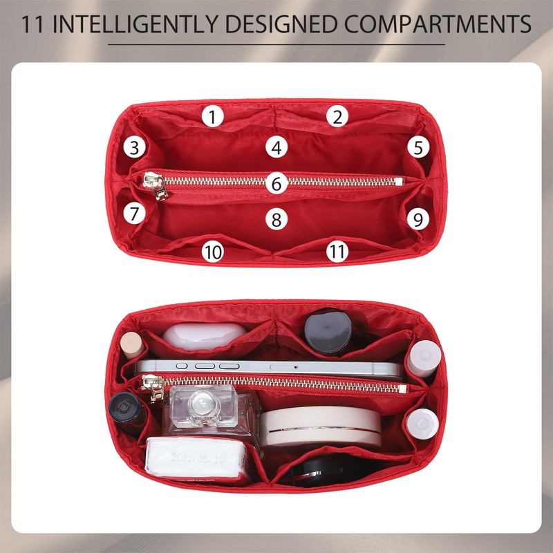 Doxo Waterproof Nylon Purse Organizer Insert for LV Speedy 30,