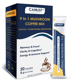 CANLIST 9 In 1 Mushroom Coffee Mix Powder