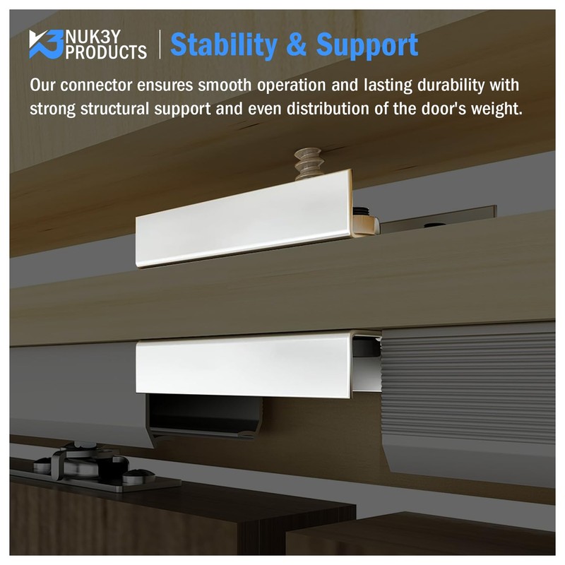 Nuk3y Pocket Door Frame Kit with Two-Way Soft Close for