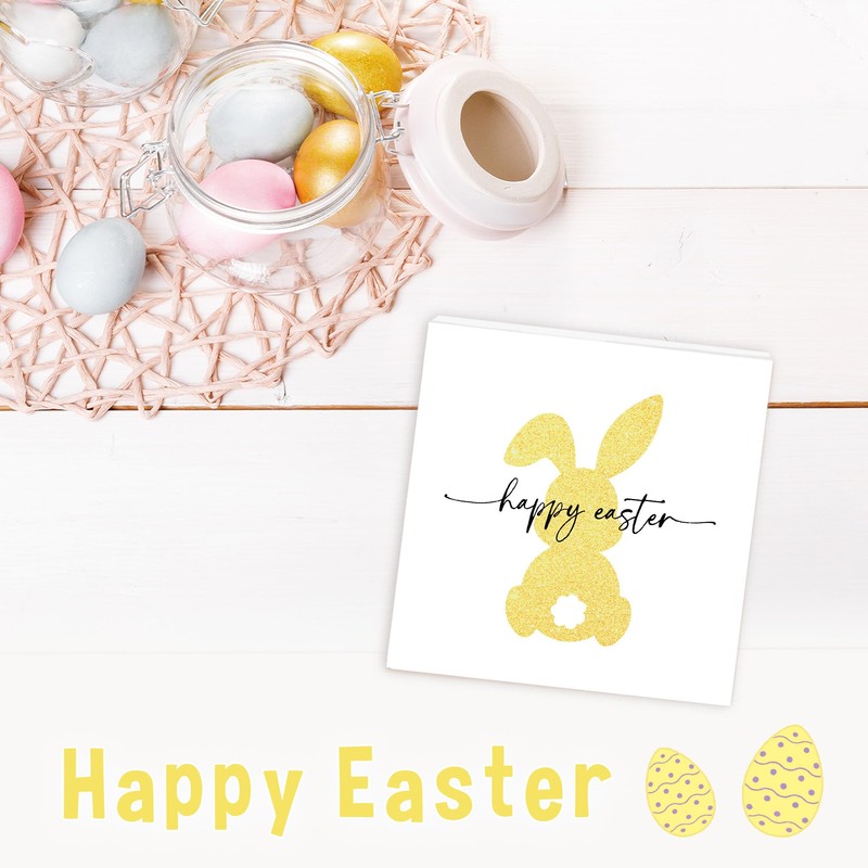 Rdtcgvss 4" X 4" Funny Easter Decor Desk Decor -