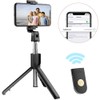 axGear Selfie Stick Tripod Stand with Bluetooth Wireless Remote Extendable