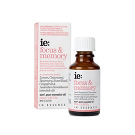 In Essence Focus & Memory Pure Essential Oil Blend 25 ml