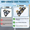 Road Bike Cleats Compatible with SPD-SL Pedals, 4 Pack