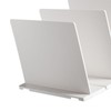 Shelf Divider White Sturdy Plastic Easy Assembly Adjustable Vertical Handbag