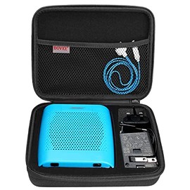 BOVKE Speaker Case Compatible with Bose Soundlink Color II Wireless Speaker Hard EVA Shockproof Carrying Case Storage Travel Case Bag Protective Pouch Box, Black