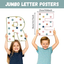 Boho Reading Poster Classroom Decorations for Teachers 14.2 Inch Large Read Signs Boho Dot Bulletin Board Back to School Wall Decor Supplies for Elementary Reading Room Center Library