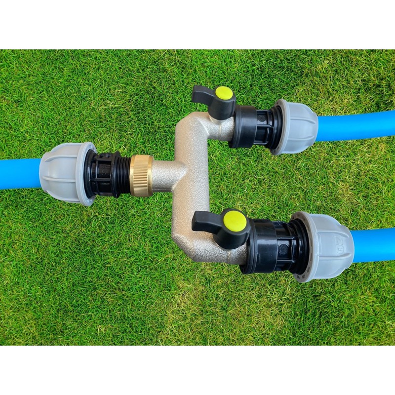 Mdpe Water Supply Pipe Compression Fittings with Metal Manifold/Splitter,Available for
