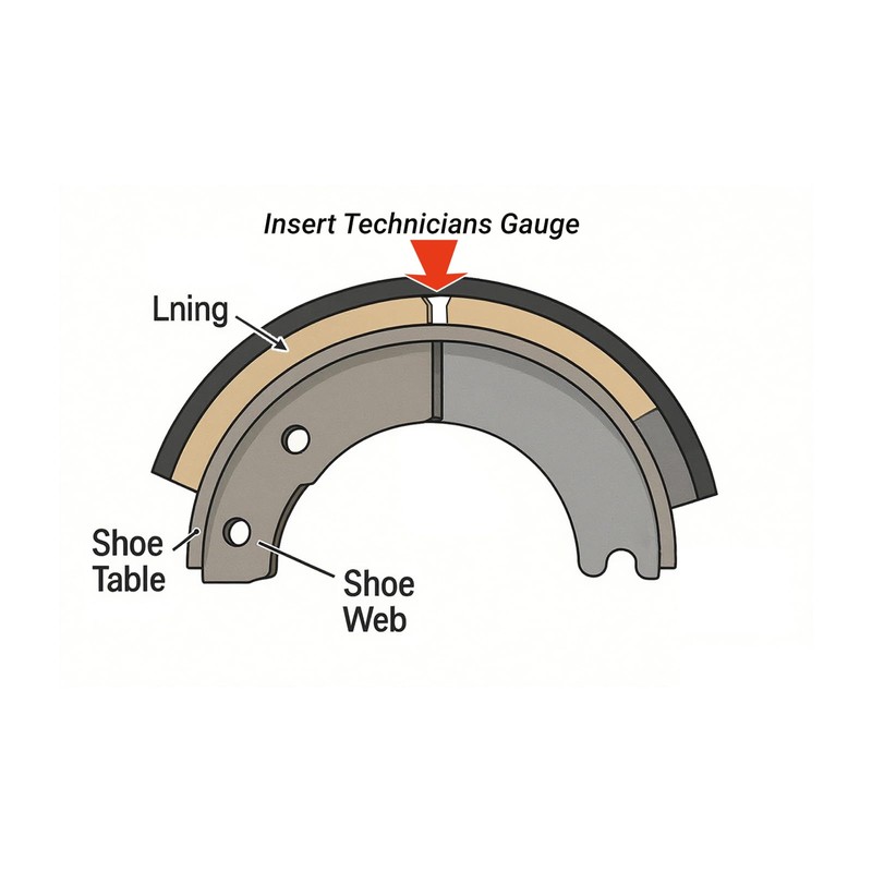 DCOMA Mini Tech Gauge – 32nds Brake Pad Measuring Tool,