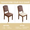 YUEANG Waterproof Seat Cover for Dining Room Chair Seat Covers